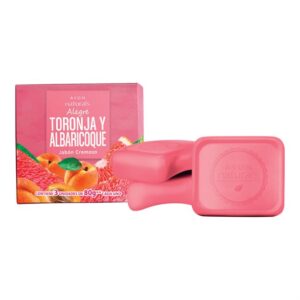 Naturals Jabón Cremoso Toronja y Albaricoque 3 Un. 80G