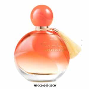 1 Perfume Far Away Endless Sun Spray para Ella x 50 ml Aroma Oriental dulce Con notas brillantes de amapola bañada por el sol, melocotones